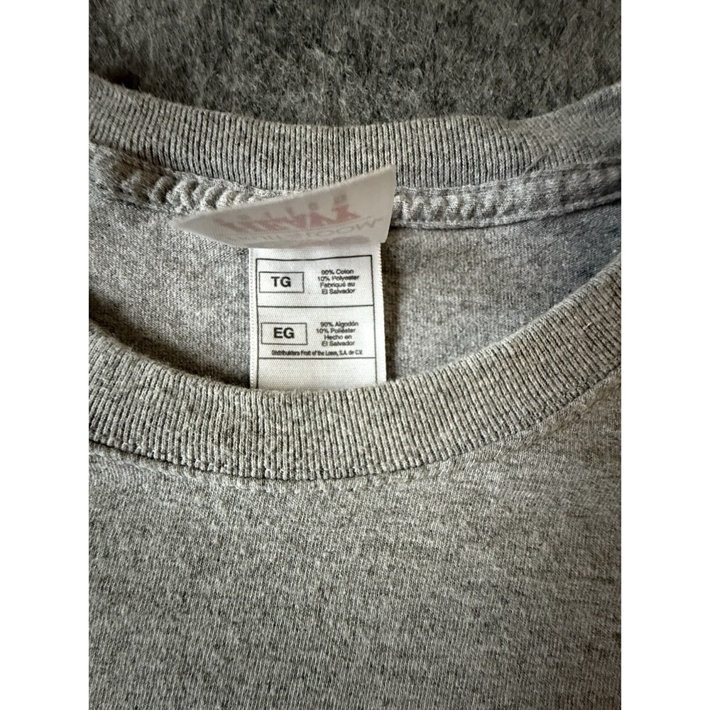 Fruit Of The Loom Upscale NY Short Sleeve T Shirt Gray Unisex Adult Size XL - Picture 5 of 9